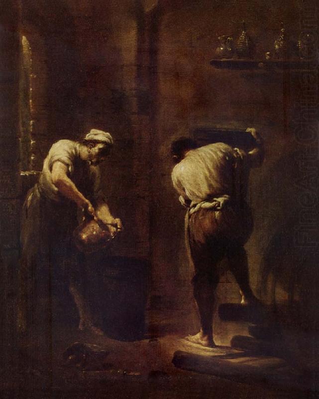 Scene in a Cellar, Giuseppe Maria Crespi